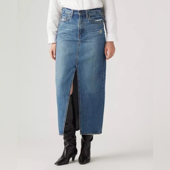 Levi’s Column Skirt w/ Slit • 25 - Picture 11 of 12